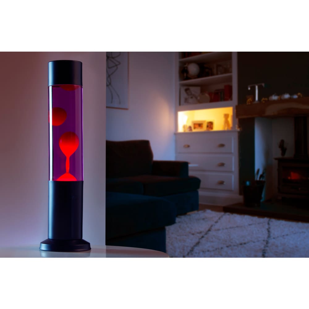 Lava Lamp Purple with Red Wax - Nova 5050341300258