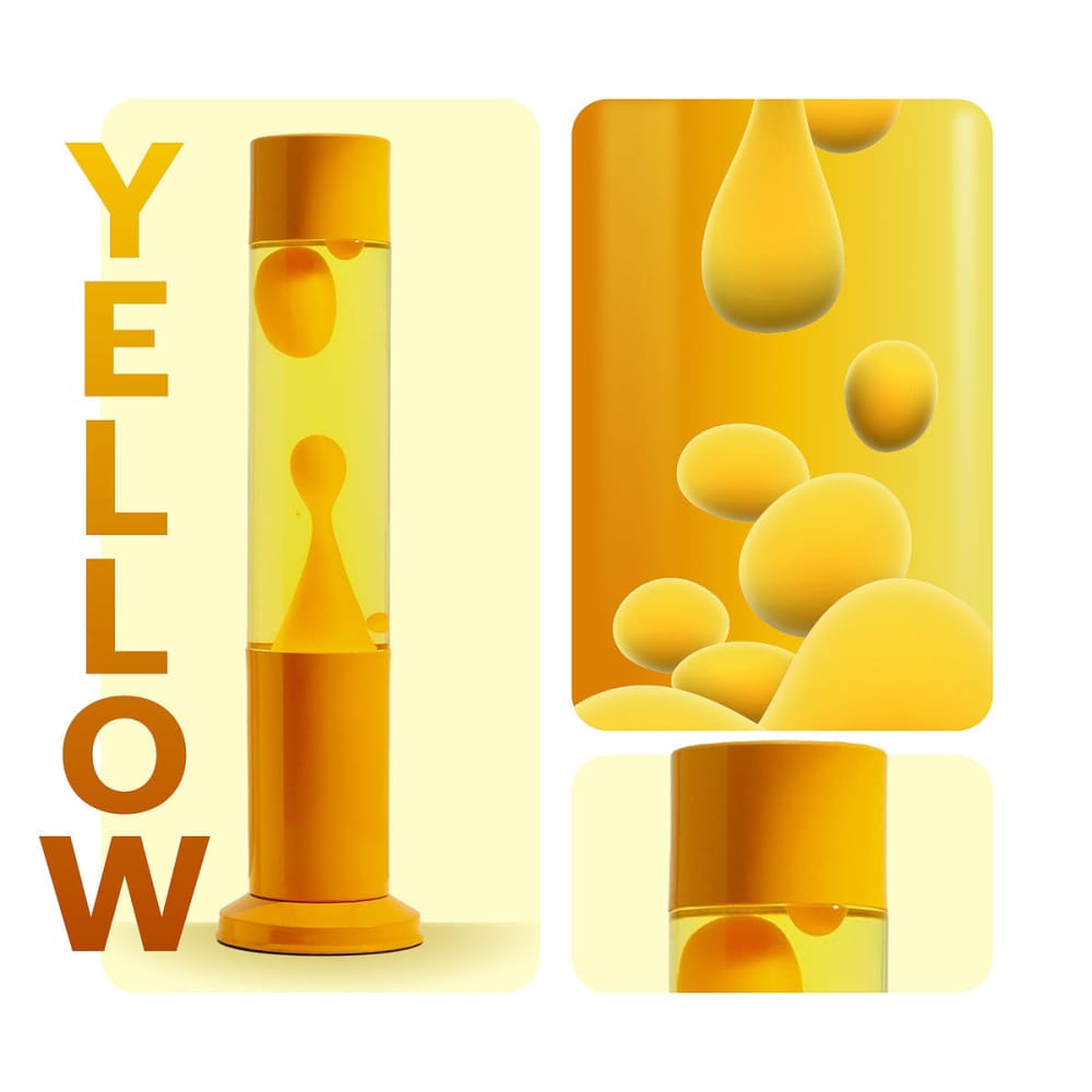 Nova Baby Colour Lava Lamp Yellow