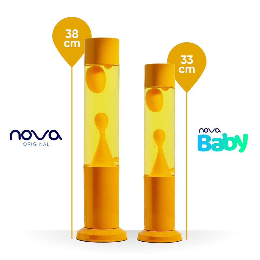 Nova Baby Colour Lava Lamp Yellow