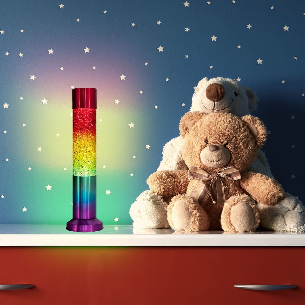 Nova Baby Glitter Lamp Rainbow