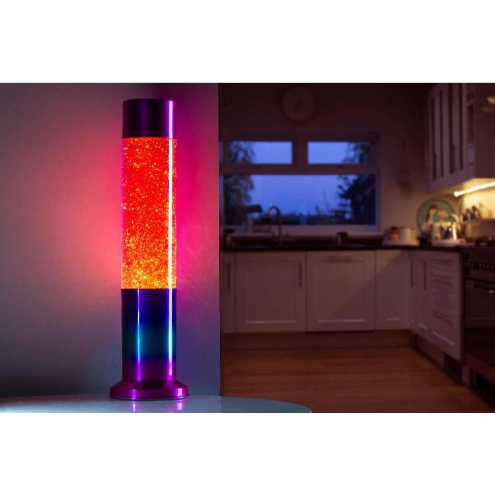 Nova Glitter Lamp Rainbow