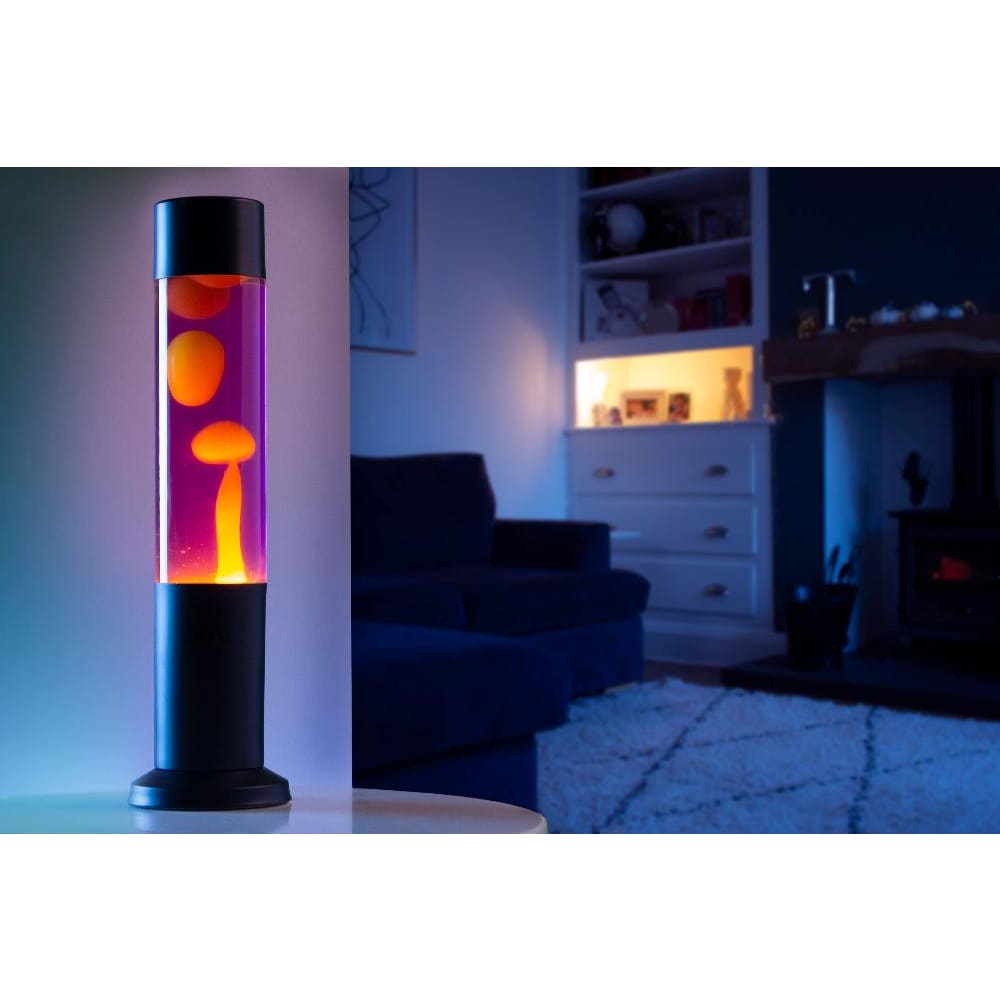 Nova Lava Lamp Purple with Yellow Wax - 5050341300258