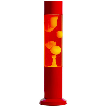 Nova Red  Lava Lamp Red with Yellow Wax 33cm
